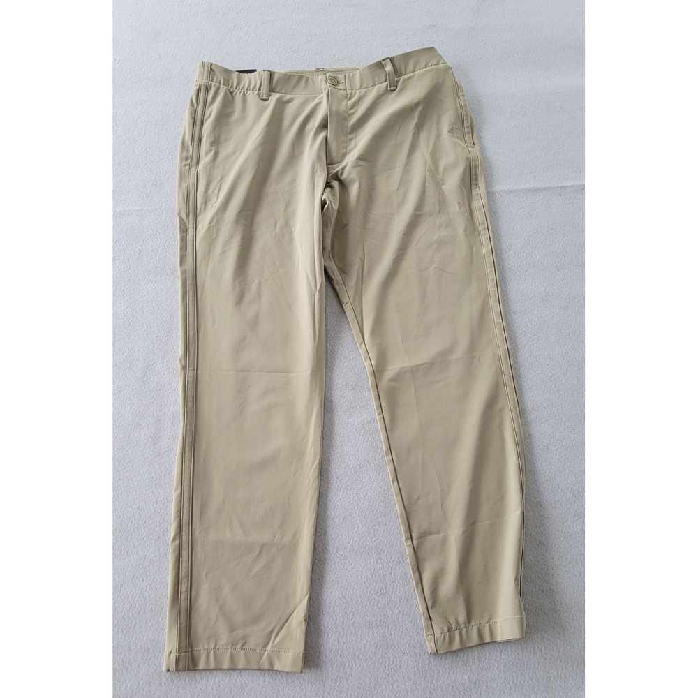 Under Armour 1369999-289-40/32 Men's UA Iso-Chill Tapered Pants Khaki Base 40/32